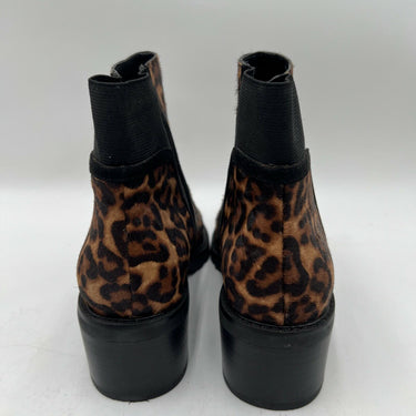 NWOB Crown Vintage Shoes Cheetah Print Maiy Bootie Size 6M