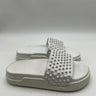 CHRISTIAN LOUBOUTIN Men's Pool Fun Spiked Leather Slides Size 41 Christian Louboutin