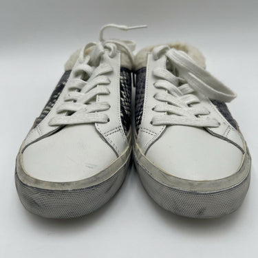 the Marc Fisher LTD Mello snakeskin-embossed leather mule sneakers7M Marc Fisher