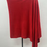 Tribal Tribal asymmetrical poncho features a lightweight knit O/S Tribal