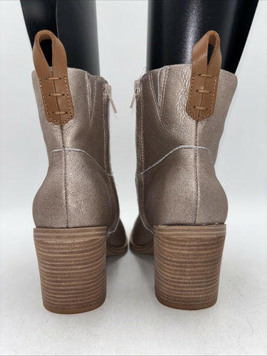 Crown Vintage Randie Booties Women's Brick Size 8.5 M