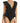 NWT Bardot Women’s Emily Ruffle Bodysuit, Black, Size 12