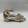 Women’s  Alexandre Birman Vicky Block Heel Sandals Gold Leather Size 42 Alexandre Birman