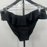 Snapper Rock Bikini Bottom Black Ruffle Waist Swim ECONYL UPF50+ L Snapperrock