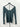 River Island Woman’s long-sleeve Green top deep scoop neck ribbed fabric Size 12 River Island