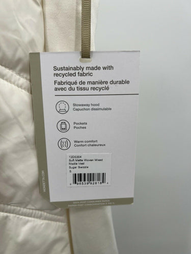 Mondetta Outdoor Project Sugar Swizzle Puffer Vest Hooded NWT - S