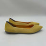 Women’s ROTHY’S “THE POINT” Knit Pointed Toe Slip On Flats Bright Yellow Size 7 Rothy’s