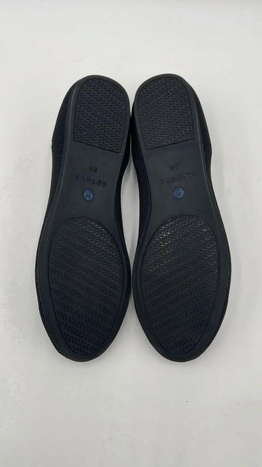 Rothy's Women's The Flats Flats Slip-on Shoe Solid Black size 8.5 Rothy’s