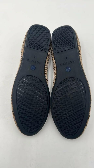Women’s Rothy's The Loafer Gold Houndstooth Slip On Flats Size 5 Rothy's