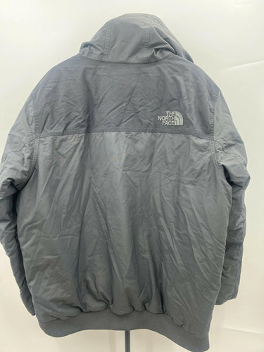 The North Face Jacket Mens Gray Gotham Bomber Fur Hood Down 600 Parka Coat XXL The North Face