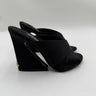 Women’s Dolce & Gabbana Keira Black Satin Mules Size 36 Dolce&Gabbana