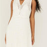 NWD Beyond The Radar Women's Hepburn Lace Sleeveless Dress Ivory Size M Beyond The Radar