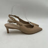 Women’s Stuart Weitzman Dancer 50 kitten-heel Beige Leather slingback pump 6.5B Stuart Weitzman