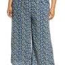 BP. Paperbag Waist Pants in Black- Blue Maisey Ditsy Size 1X BP.