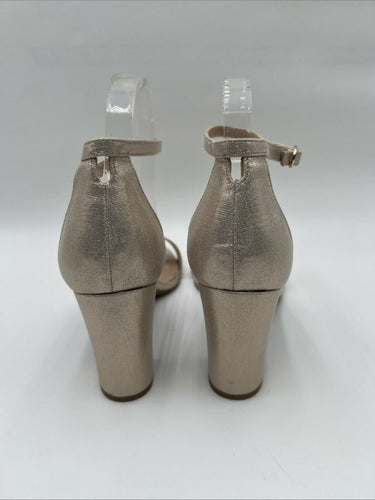 NWB Kelly & Katie Hailee Ankle Strap Sandals Gold Size 9W Kelly & Katie