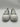 Alexander McQueen Deck Plimsoll sneakers in silver glitter and white Size 41 Alexander McQueen