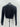 Abound Fuzzy Sweater Crop Black Eyelash Knit Long Sleeve XS Abound