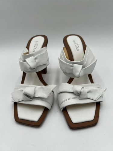 Alexandre Birman Clarita Block white nappa leather heeled sandals Size 35 Alexandre Birman