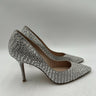 Women’s Stuart Weitzman crystal-embellished pointed-toe stiletto pump Size 8.5B Stuart Weitzman