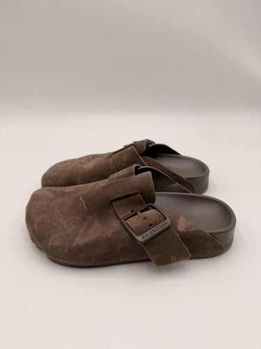Women’s Balenciaga Sunday Mule in brown suede Size 37
