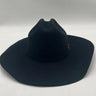 Resistol Self Conforming Black Felt Cowboy Hat Cattleman Crown Wide Brim 7 1/8 Resistol