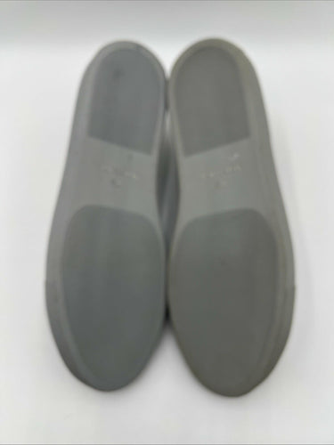 Men’s Saks Fifth Avenue gray minimalist leather sneakers Low Too Size 10.5 Saks Fifth Avenue