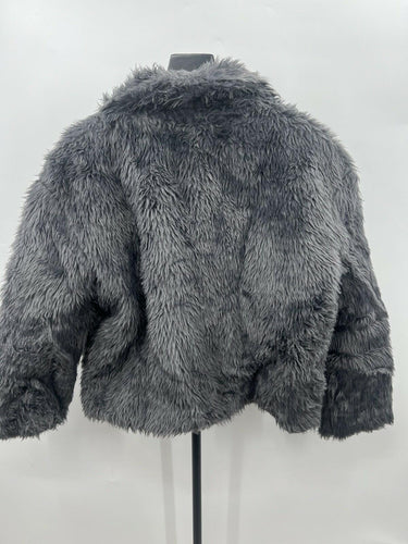 NWT Women’s One & Only Gray Faux Fit Snap Buttons Long Sleeve Jacket S