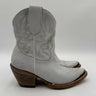 Women’s Idyllwind Wheels Western White Leather Pull On Ankle Boots Size 6.5B Idyllwind