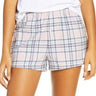 Women's Bp. Flannel Boxer Shorts, Size Medium - Purple BP.