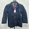 Toobydoo Boys navy corduroy blazer Classic Notch Lapel Size 8 NAVY