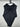 La Blanca Woman’s black Athleta plunge halter one-piece swimsuit Size 14 La Blanca