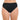 La Blanca Women's Banded Mid Waist Pant Bikini Swimsuit Bottom, Black Size 12 La Blanca