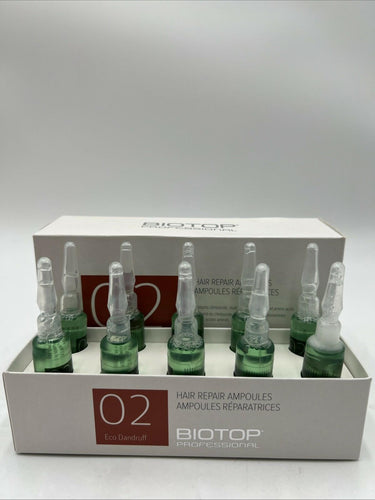 Biotop Professional 02 Eco Dandruff Treatment Ampoules 12  x 11 ml Biotop