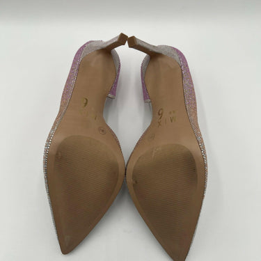 Mix No. 6 Womens Yelenaa Pink & Silver  Gradient Pointed Toe Heels Size 10M Mix No. 6