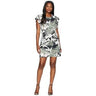 Women's Cece Soft Palms Flutter Sleeve Dress, Size X-Small CeCe