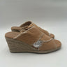 Women's Lucky Brand Madgie Slip On Sandals Shoes Peachy Textile Size 6 M Lucky Brand