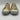 Women’s YSL Saint Laurent Bedford Low Distressed Gold Sneakers Size 40 Yves Saint Laurent
