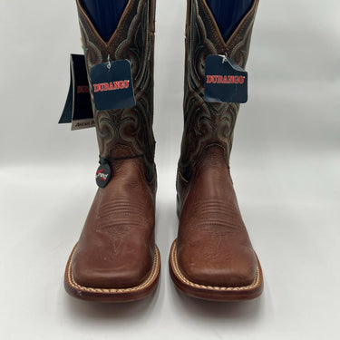 Durango Women's Crush Fringed Western Brown Leather Boot Size 8M