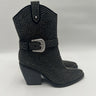 Mix No. 6 Women's Brently Western Boot Black Studded Suede Size 7.5 M Mix No. 6