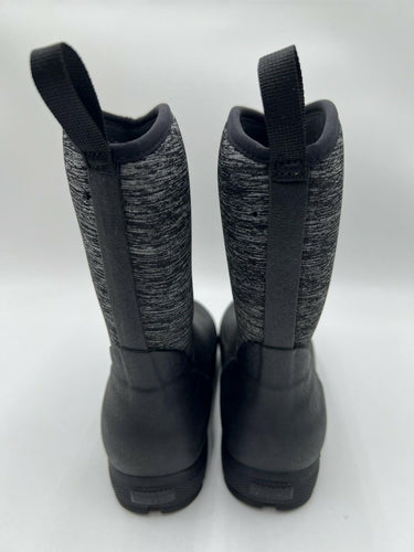 kids' Muck Boot Company Element boots in black and heathered jersey Size 4 Muck