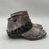 Women’s Circle G Harness Fashion Booties Brown Leather Size 9M Circle G