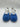 Alexander McQueen Oversized White Blue Suede Spray Men Sneakers Size 41 Alexander McQueen