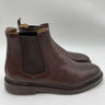 Men’s Brunello Cucinelli waxed calfskin Chelsea boots rich chili brown Size 42 Brunello Cucinelli