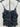 ABOUND Cami Top Navy Blue Pink Daisy Floral Ruffle Hem Ruched Front - M
