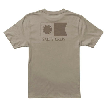 Salty Crew Mens Flagship Short Sleeve Tee Twig Medium Salty Crew