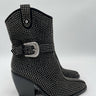 Mix No. 6 Women's Brently Western Boot Black Studded Suede Size 7M Mix No. 6