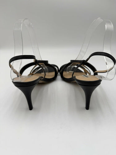 Women’s Saks Fifth Avenue Jeanne strappy leather sandals in black Size 8M