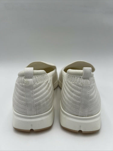 Kelly & Katie NEVAD White Crisscross Textile Slip-On Sneakers, Size 7.5M Kelly & Katie