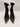 Dolce & Gabbana Women's Black Stretch Tulle Ankle Heel Booties Shoes Size 36.5 Dolce&Gabbana