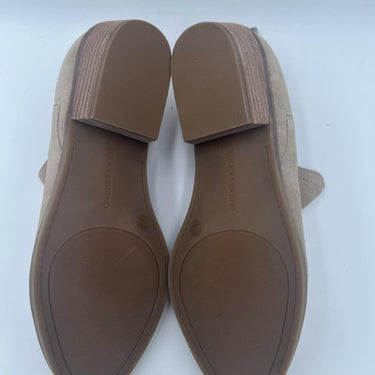 Women’s Lucky Brand Fitina Back Zip Taupe Suede bootie Size 10.5M Lucky Brand